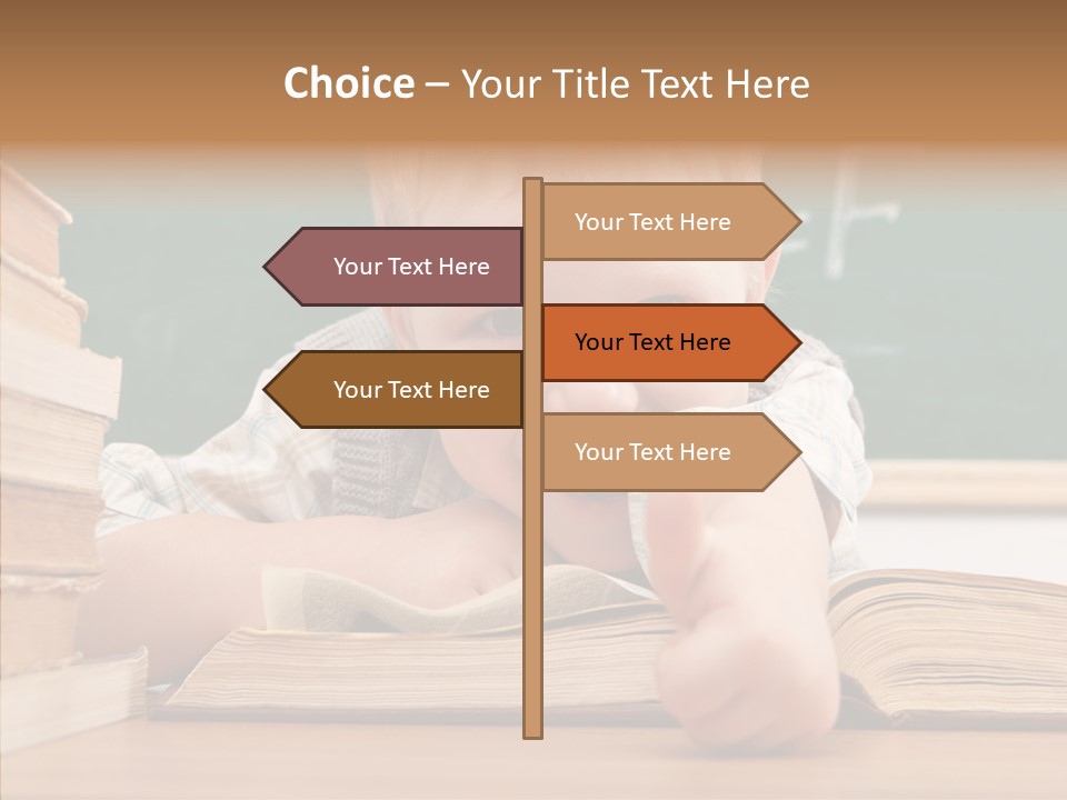 Childhood Handsome Keen PowerPoint Template