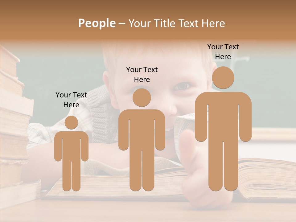 Childhood Handsome Keen PowerPoint Template