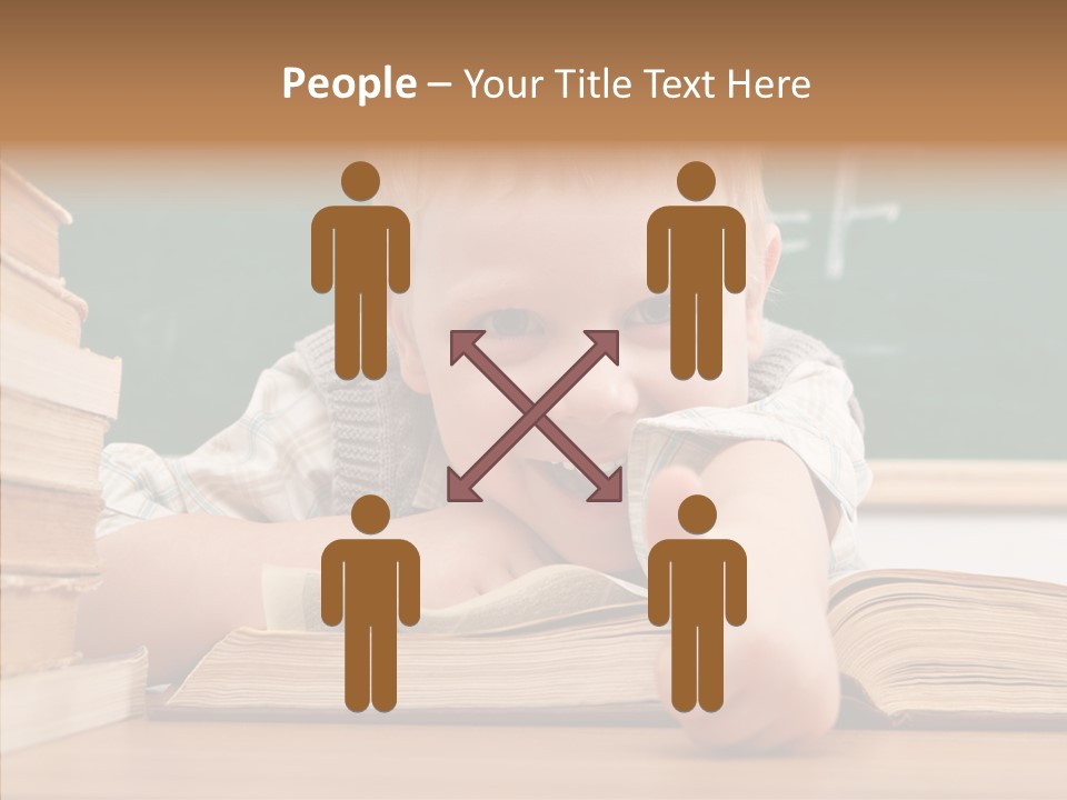 Childhood Handsome Keen PowerPoint Template