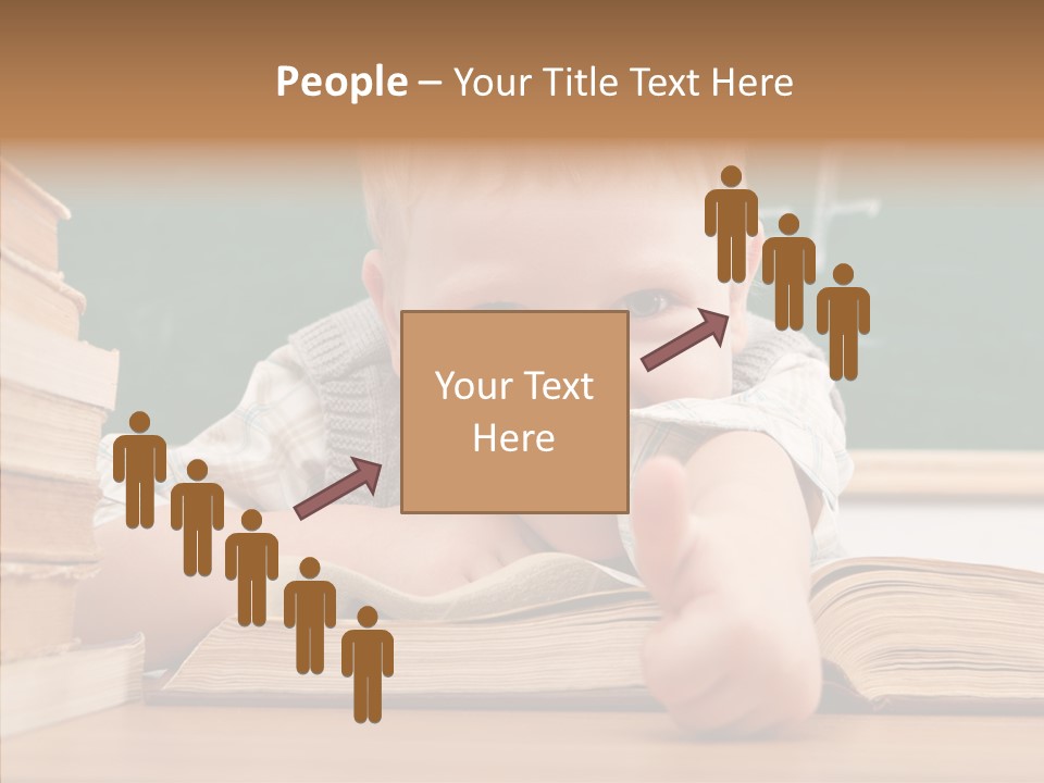 Childhood Handsome Keen PowerPoint Template