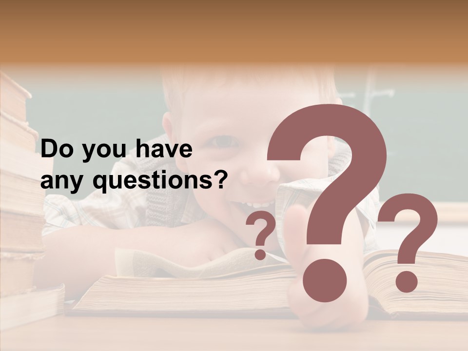 Childhood Handsome Keen PowerPoint Template