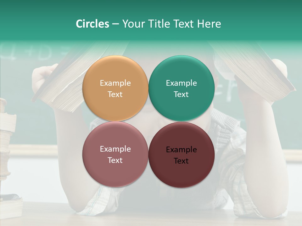 School Desk Read PowerPoint Template