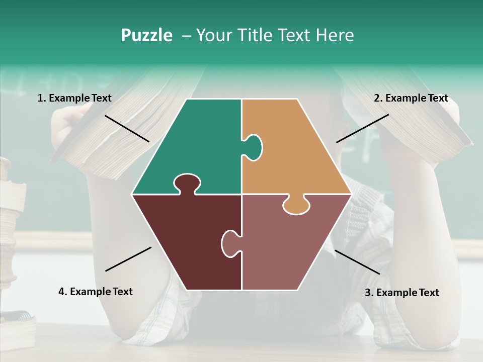 School Desk Read PowerPoint Template