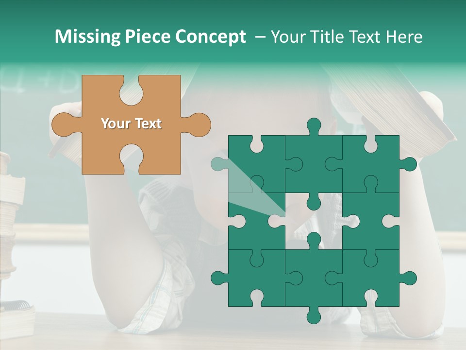 School Desk Read PowerPoint Template