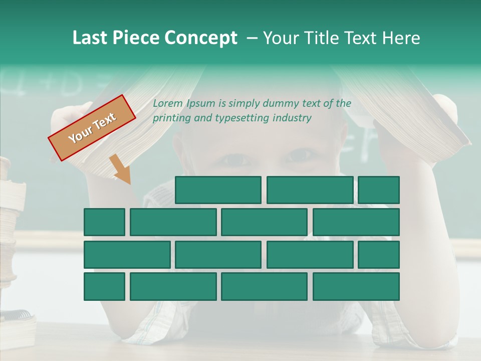 School Desk Read PowerPoint Template