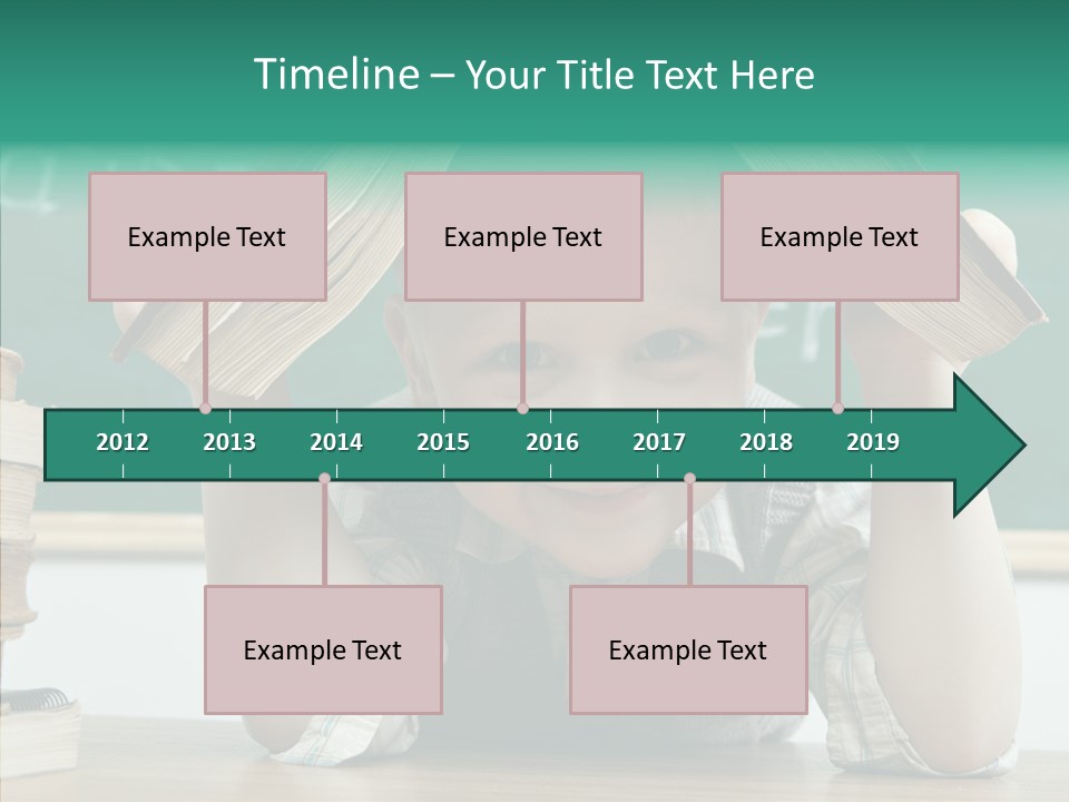 School Desk Read PowerPoint Template