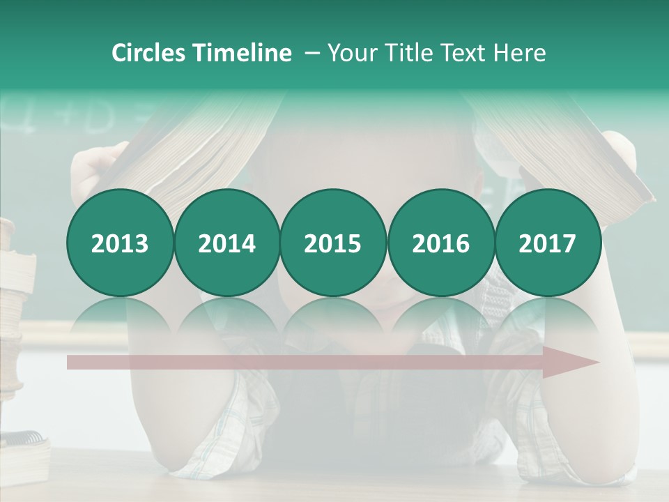 School Desk Read PowerPoint Template