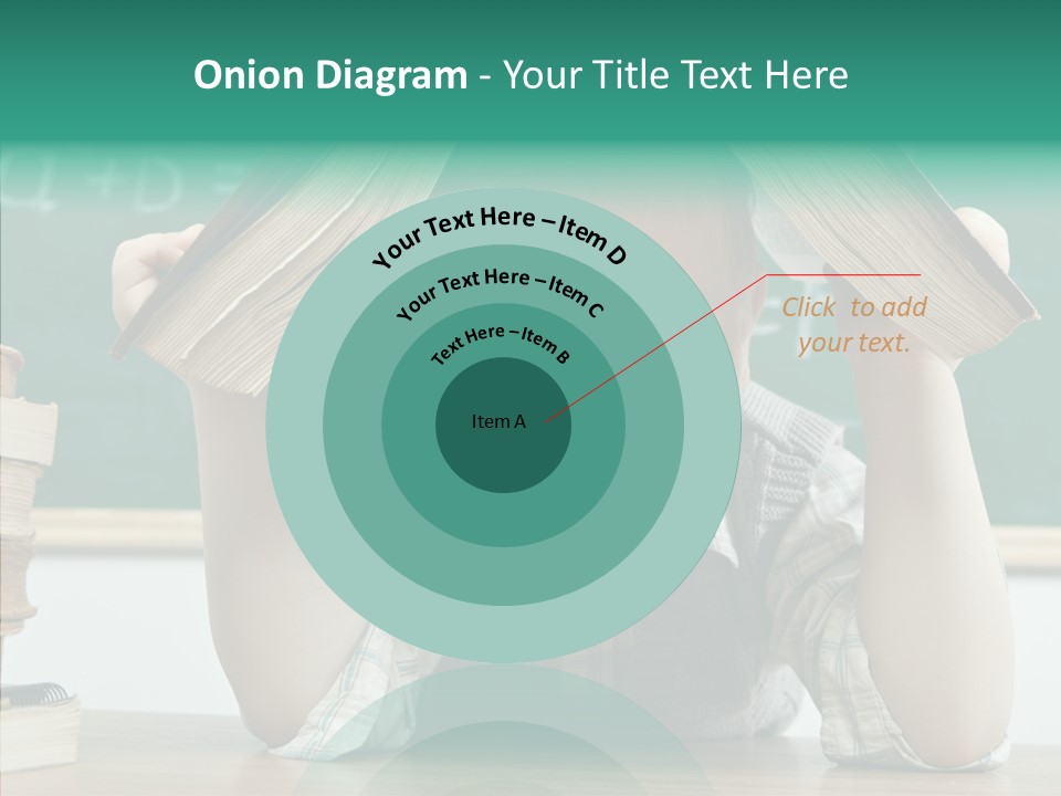 School Desk Read PowerPoint Template
