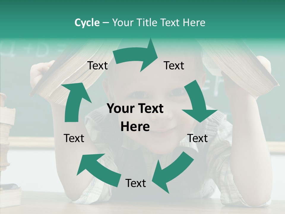 School Desk Read PowerPoint Template