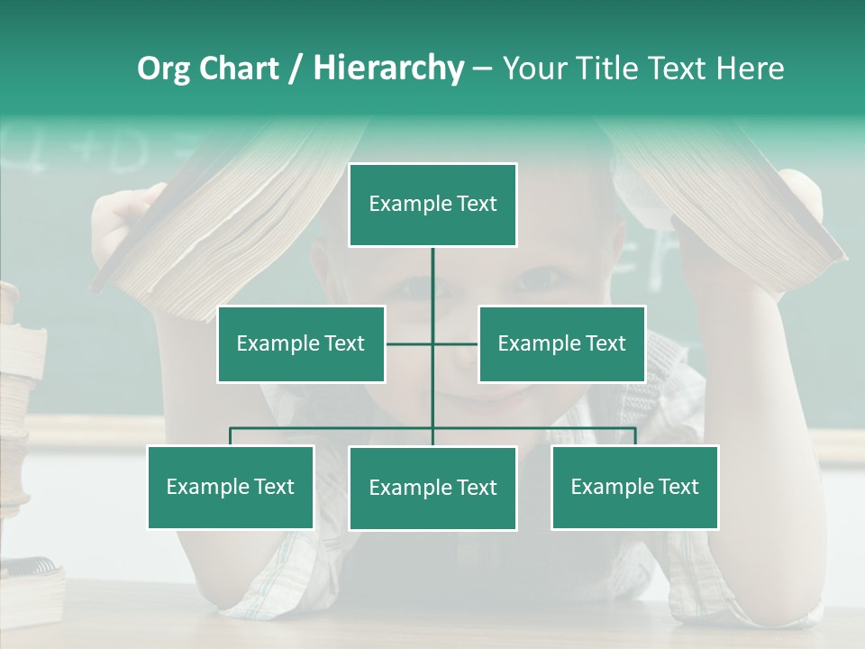 School Desk Read PowerPoint Template