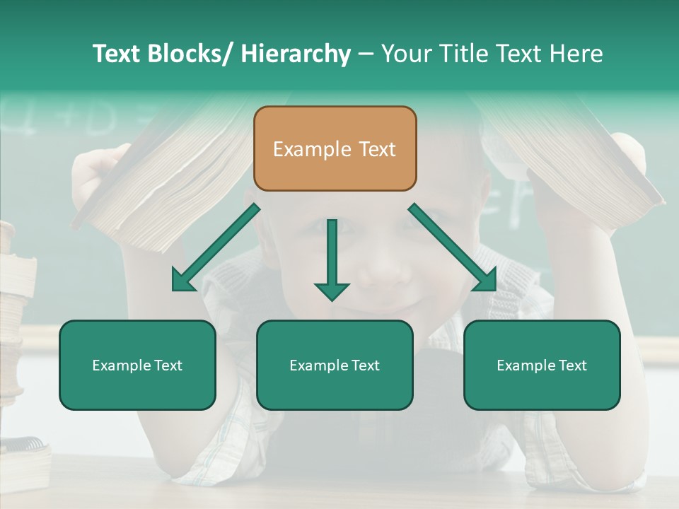 School Desk Read PowerPoint Template