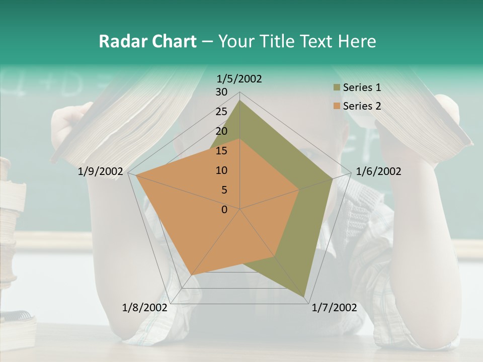 School Desk Read PowerPoint Template