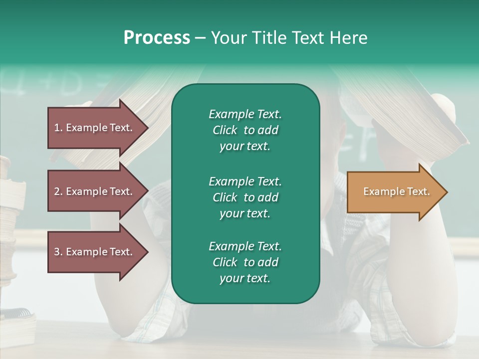School Desk Read PowerPoint Template