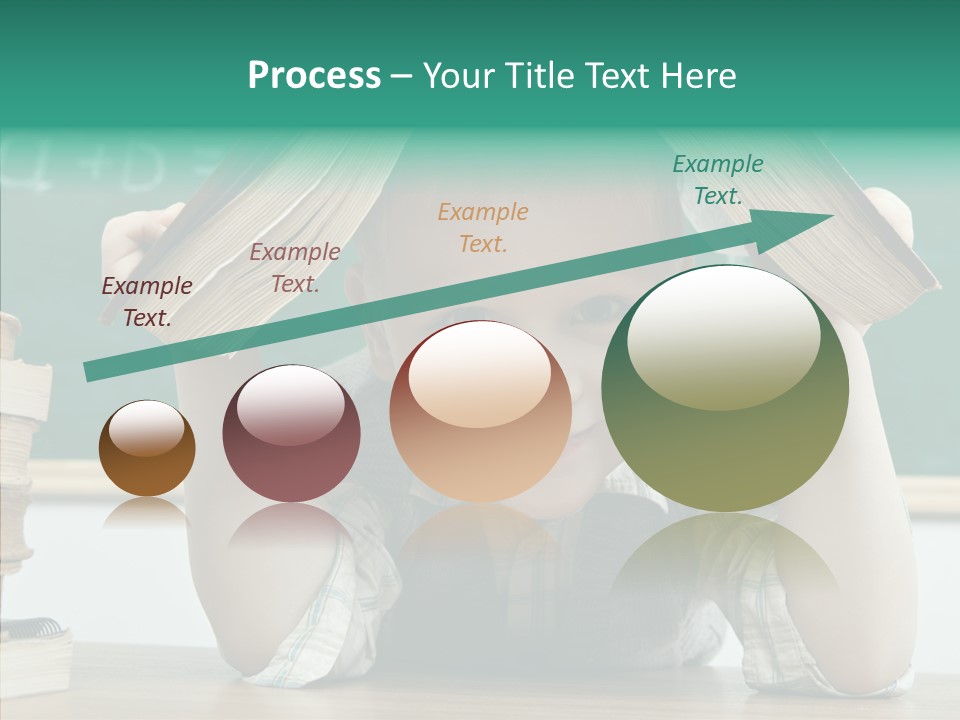 School Desk Read PowerPoint Template