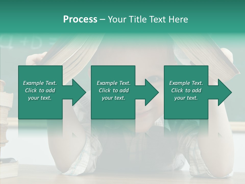 School Desk Read PowerPoint Template