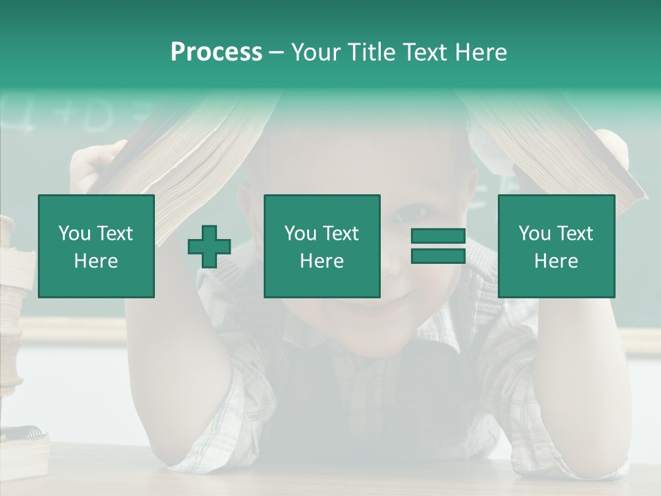 School Desk Read PowerPoint Template