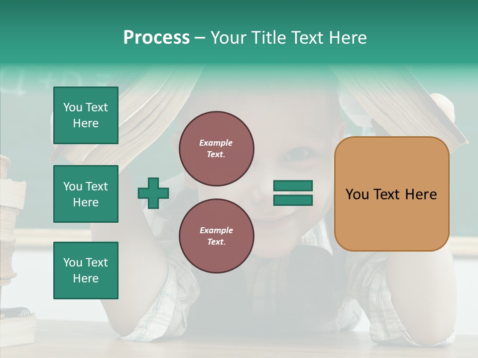 School Desk Read PowerPoint Template