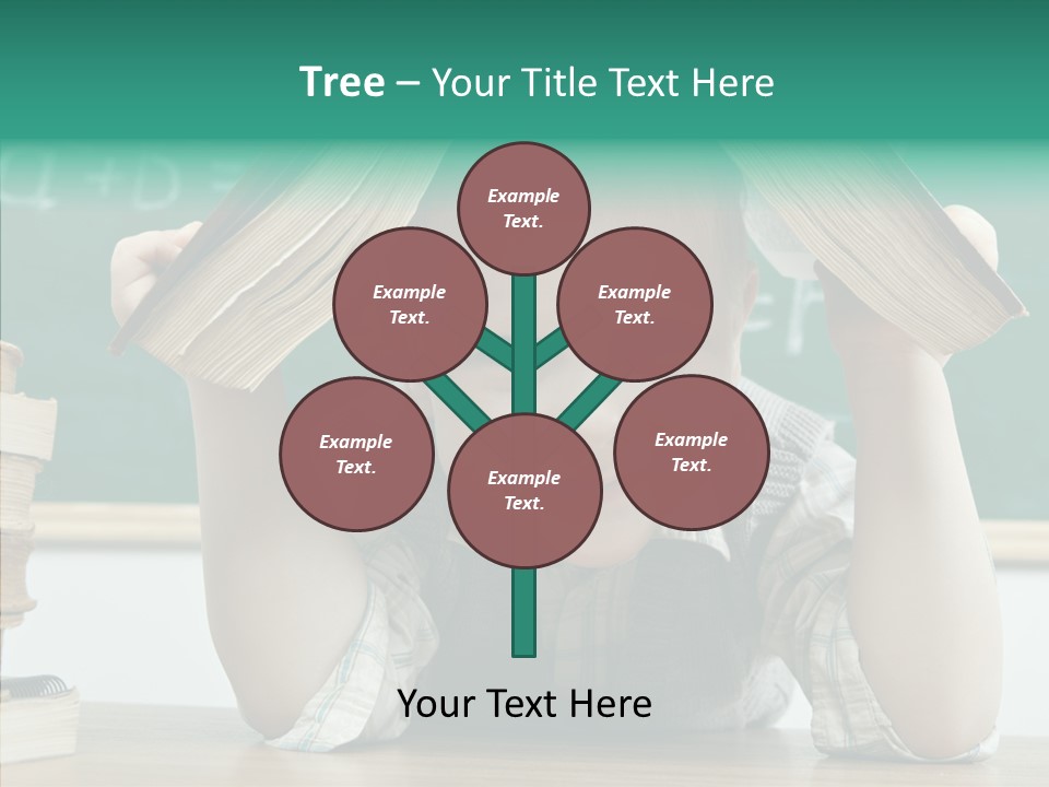 School Desk Read PowerPoint Template