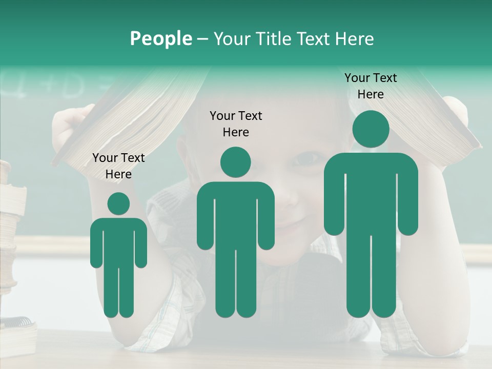 School Desk Read PowerPoint Template