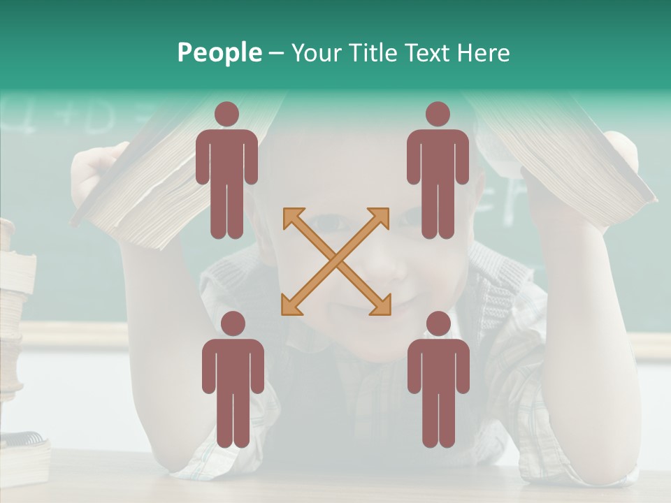 School Desk Read PowerPoint Template