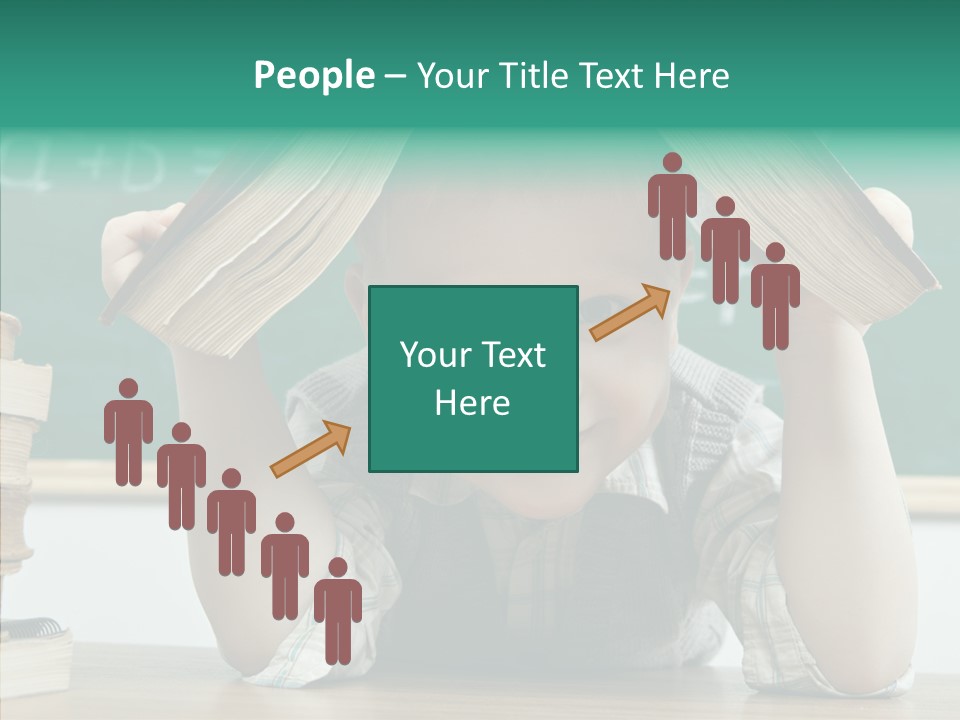 School Desk Read PowerPoint Template