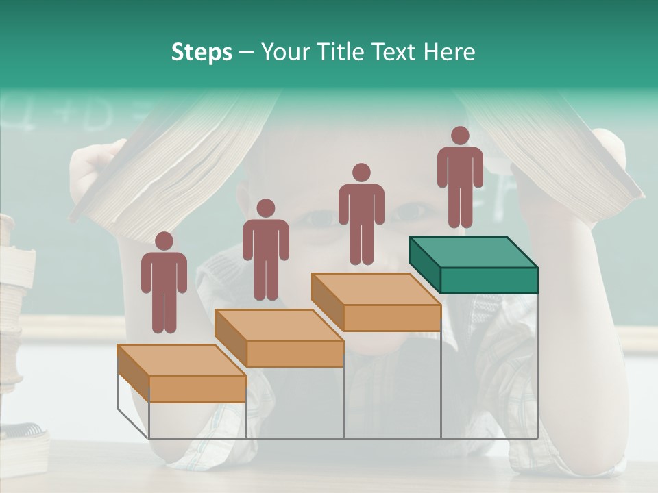 School Desk Read PowerPoint Template