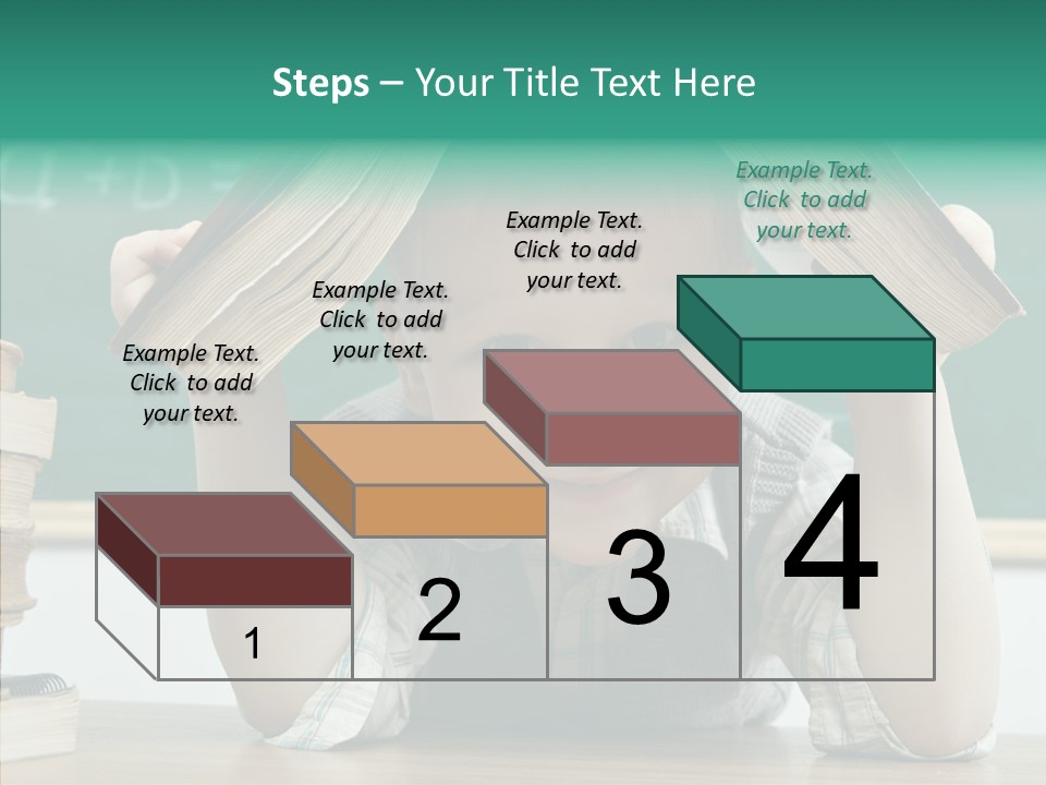 School Desk Read PowerPoint Template