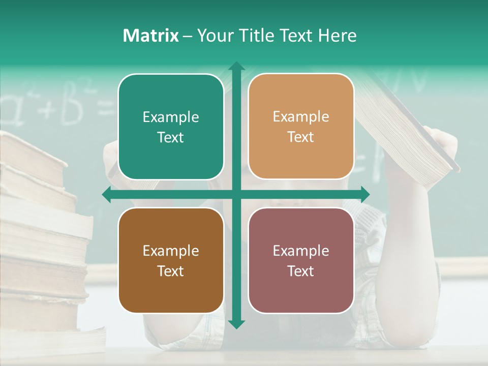 Education Boy Indoor PowerPoint Template