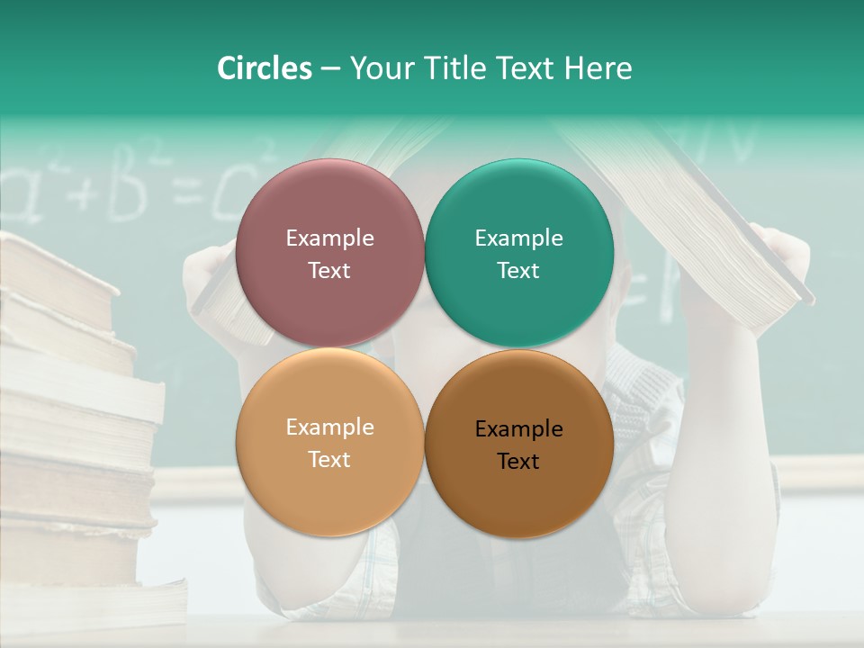 Education Boy Indoor PowerPoint Template