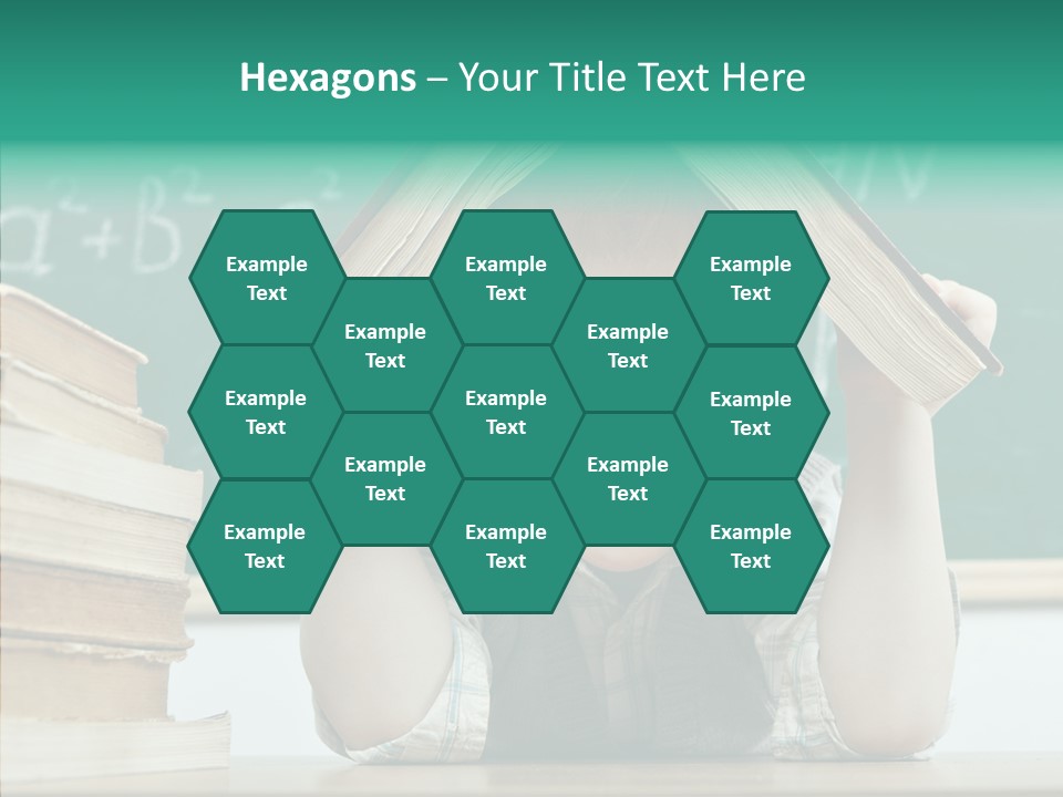 Education Boy Indoor PowerPoint Template