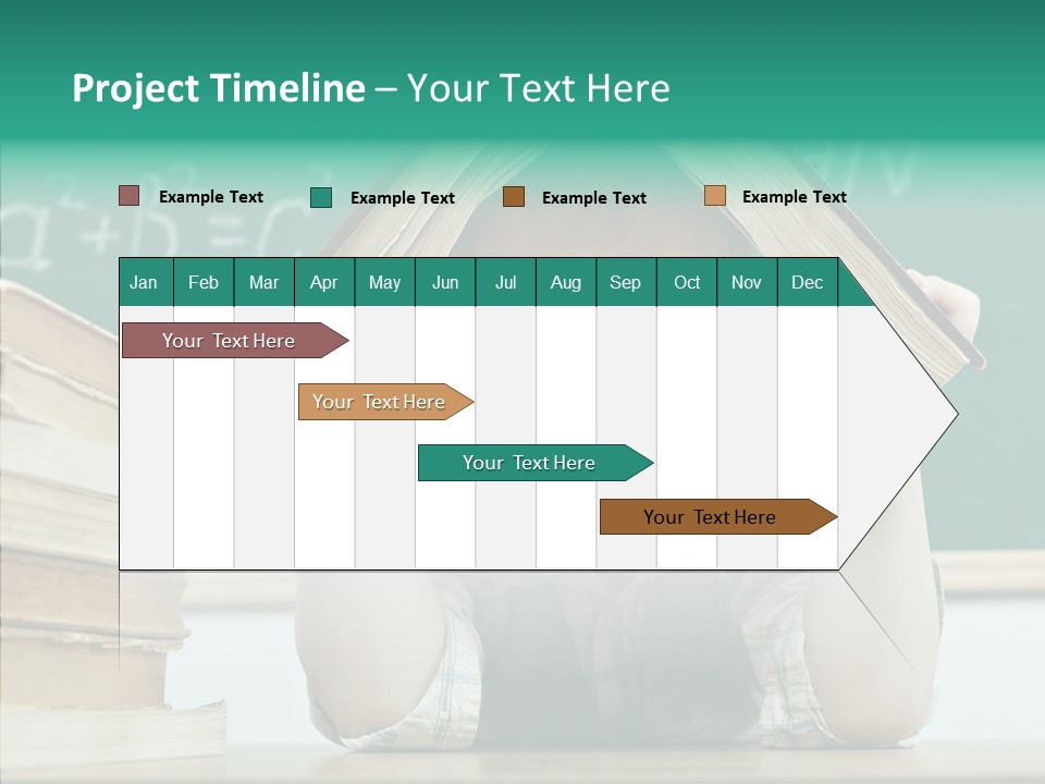 Education Boy Indoor PowerPoint Template