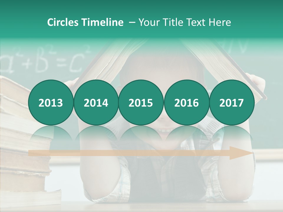 Education Boy Indoor PowerPoint Template