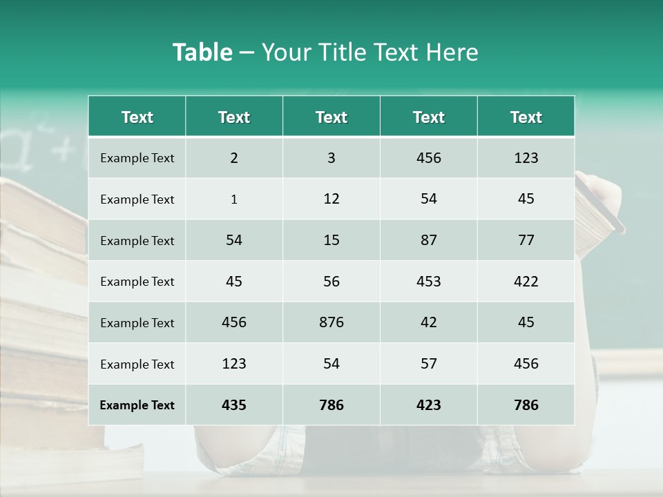 Education Boy Indoor PowerPoint Template