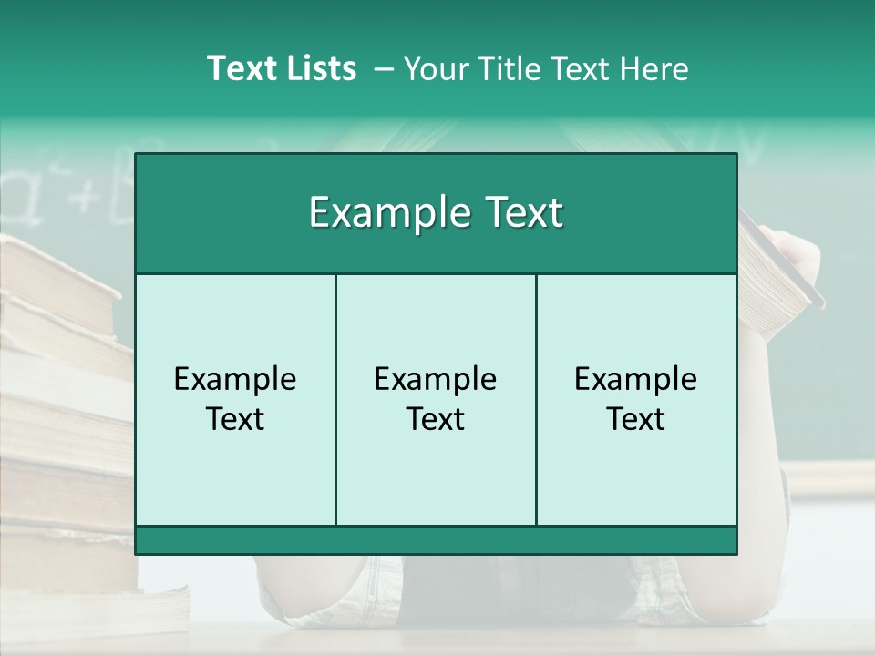 Education Boy Indoor PowerPoint Template