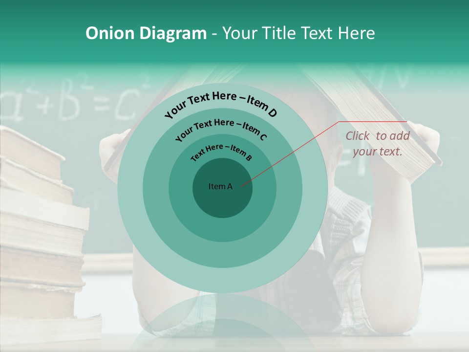 Education Boy Indoor PowerPoint Template