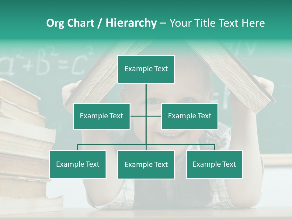 Education Boy Indoor PowerPoint Template