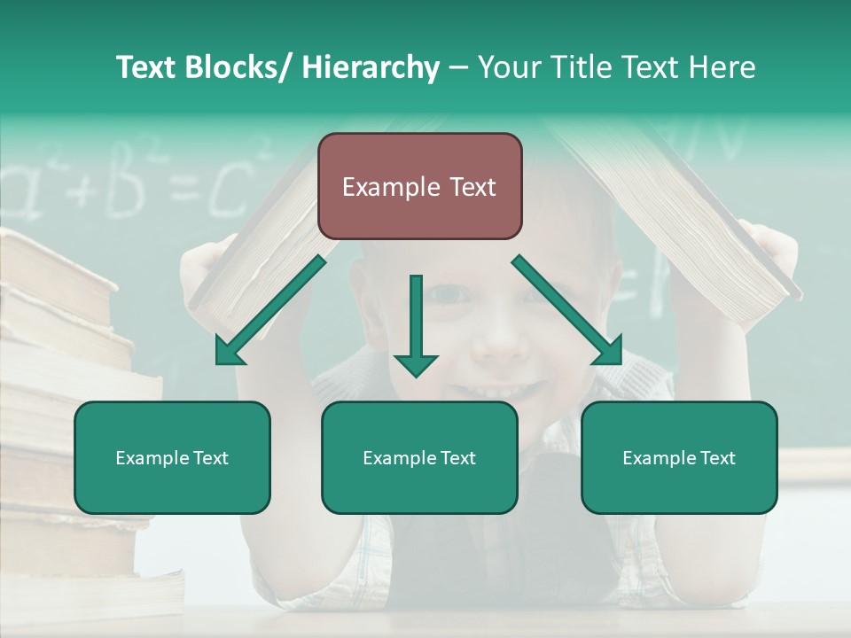 Education Boy Indoor PowerPoint Template