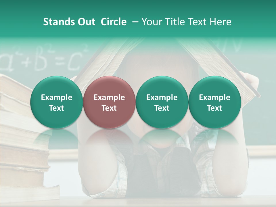 Education Boy Indoor PowerPoint Template