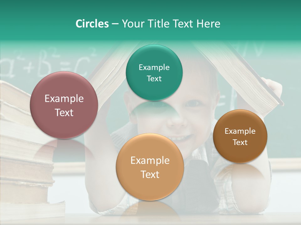 Education Boy Indoor PowerPoint Template