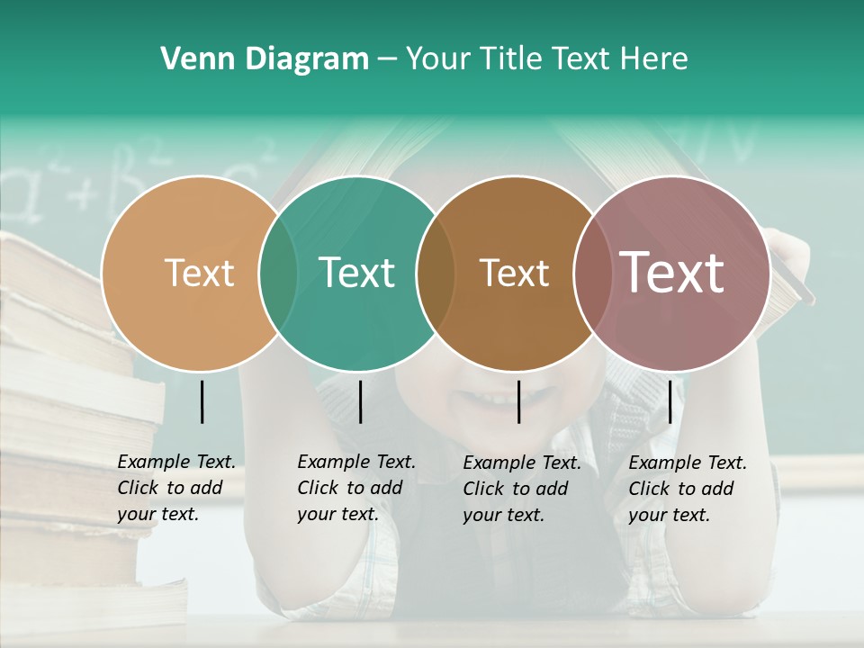 Education Boy Indoor PowerPoint Template