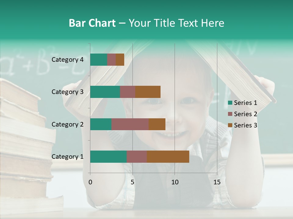 Education Boy Indoor PowerPoint Template