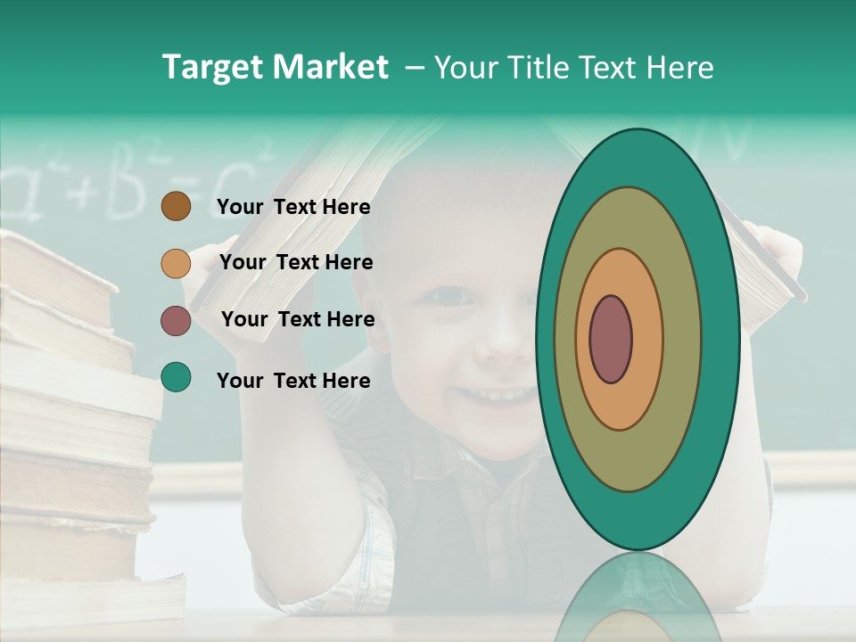 Education Boy Indoor PowerPoint Template