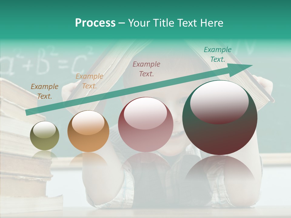 Education Boy Indoor PowerPoint Template