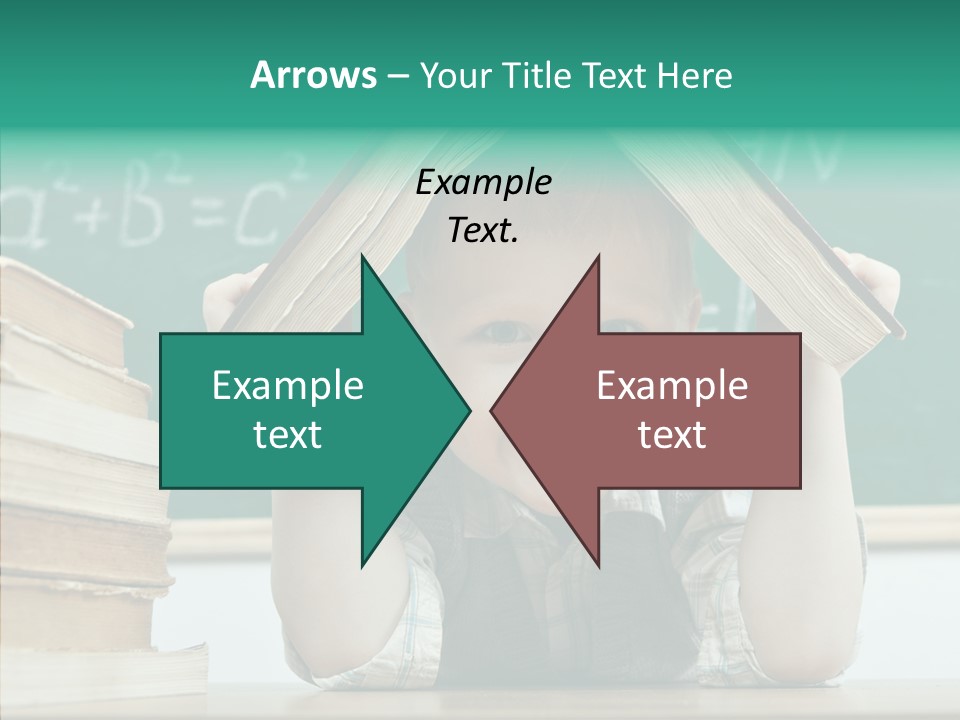 Education Boy Indoor PowerPoint Template