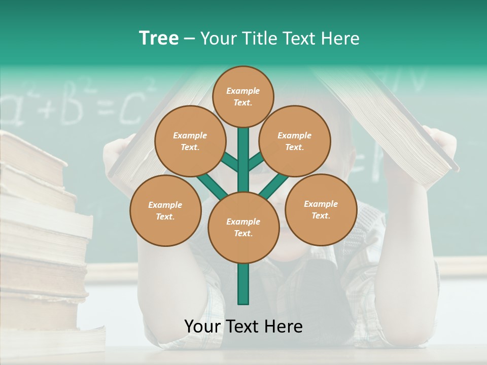 Education Boy Indoor PowerPoint Template