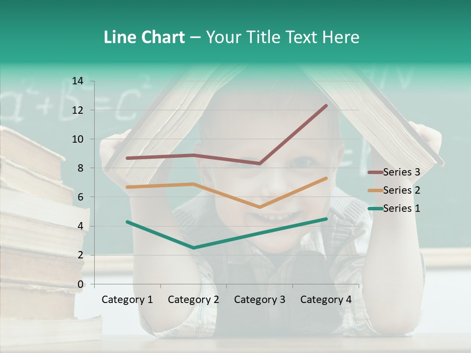 Education Boy Indoor PowerPoint Template
