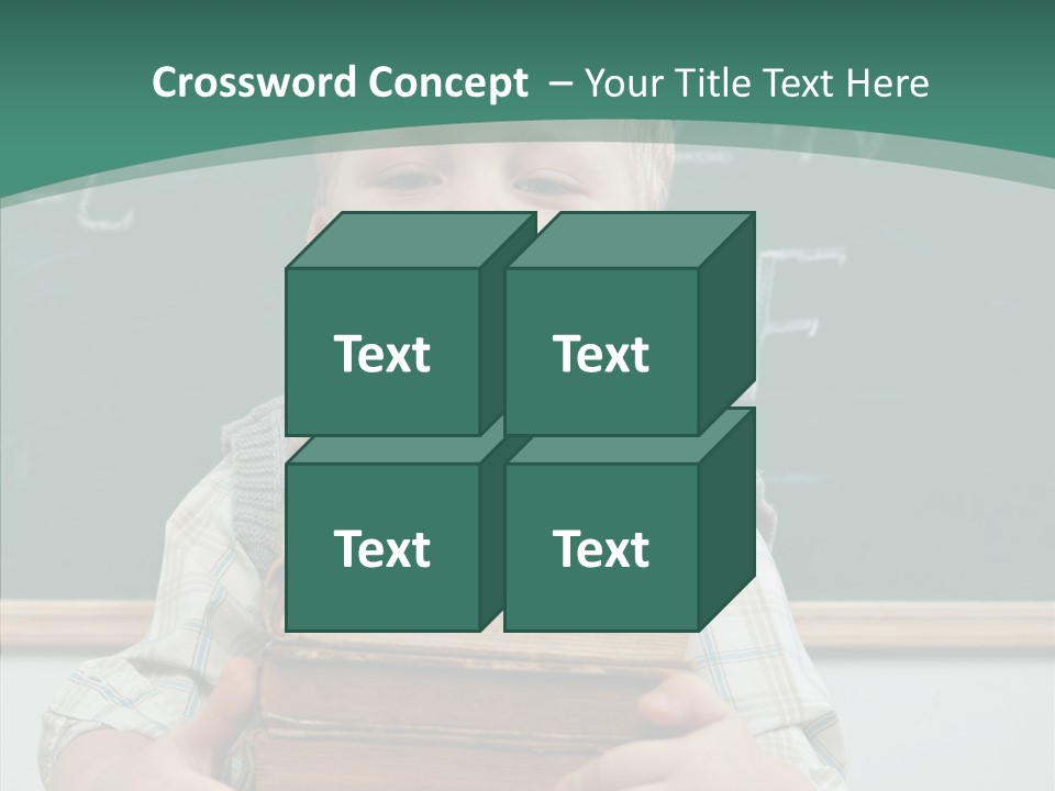 Person Caucasian Childhood PowerPoint Template