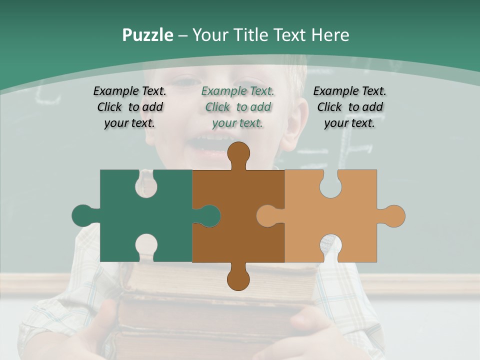 Person Caucasian Childhood PowerPoint Template