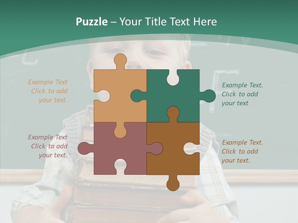 Person Caucasian Childhood PowerPoint Template