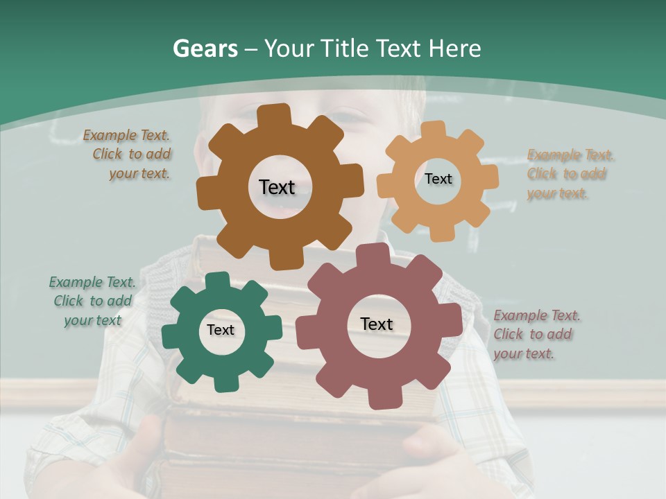 Person Caucasian Childhood PowerPoint Template